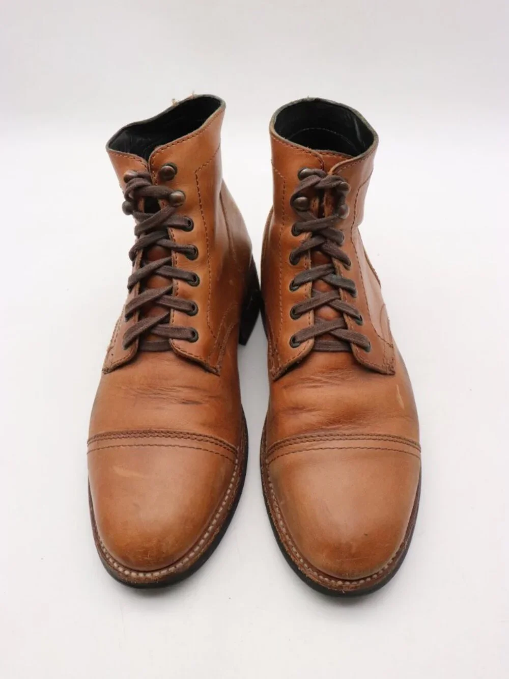 Thursday Boot Company Captain Men’s Size 9 Boots Brown Leather Lace Up Shoes